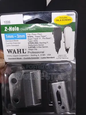 Professional Wahl Clipper Blade, Oil Screw