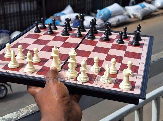 Large Magnetic Chessboard Game - main view