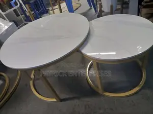 Important Morden Marble Nesting Coffee Table