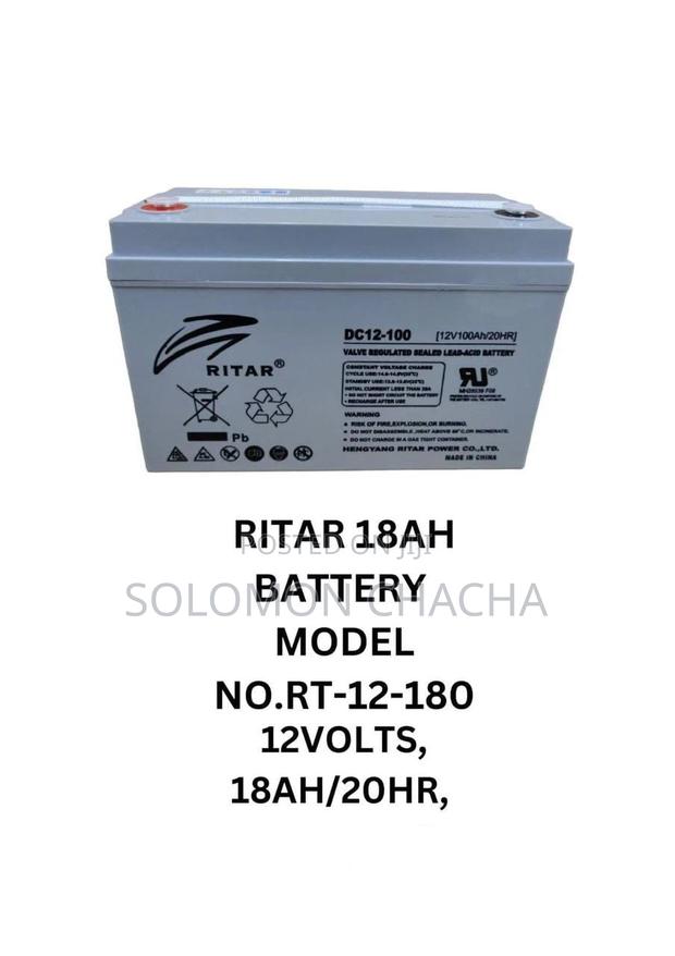 Ritar 18AH 12V Battery - main view