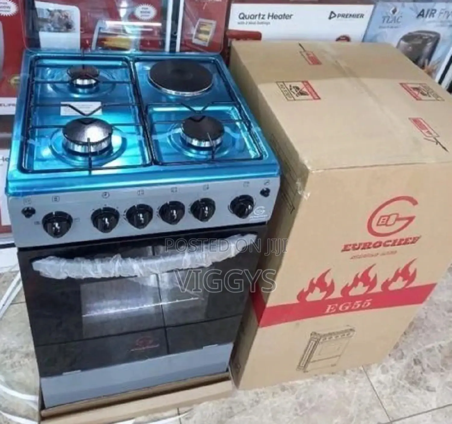Eurochef 60 by 60 Standing Cooker