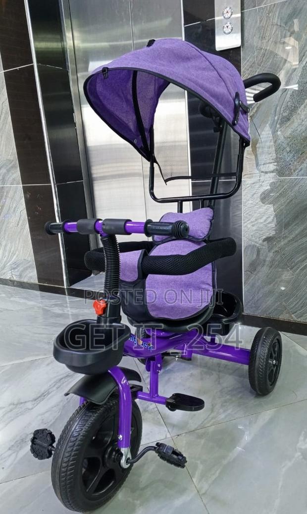 Tricycle With CanopyPushable HandleProtective Side Bars - thumbnail 3