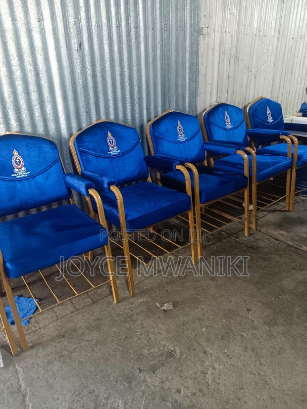 Church Chairs, With Armrest and Logo  - thumbnail 3