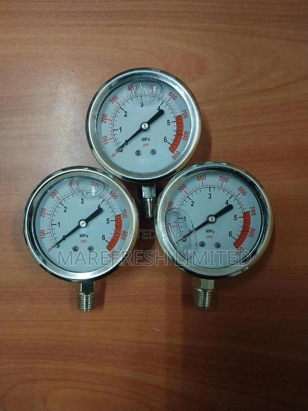 6MPA Pressure Gauge Bottom Mount