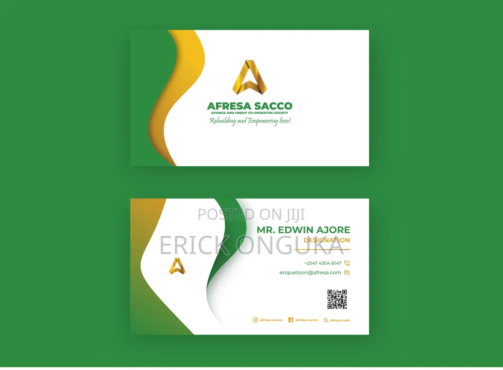 I Will Create a Business Card That Speaks on Your Behalf