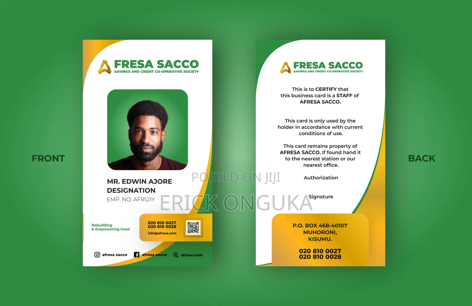 I Will Create a Business Card That Speaks on Your Behalf