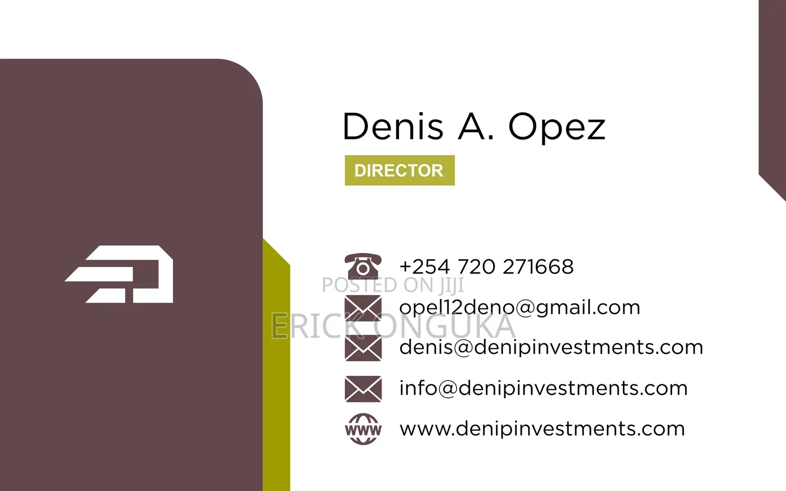 I Will Create a Business Card That Speaks on Your Behalf