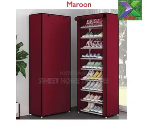 Single Shoe Rack With Cover