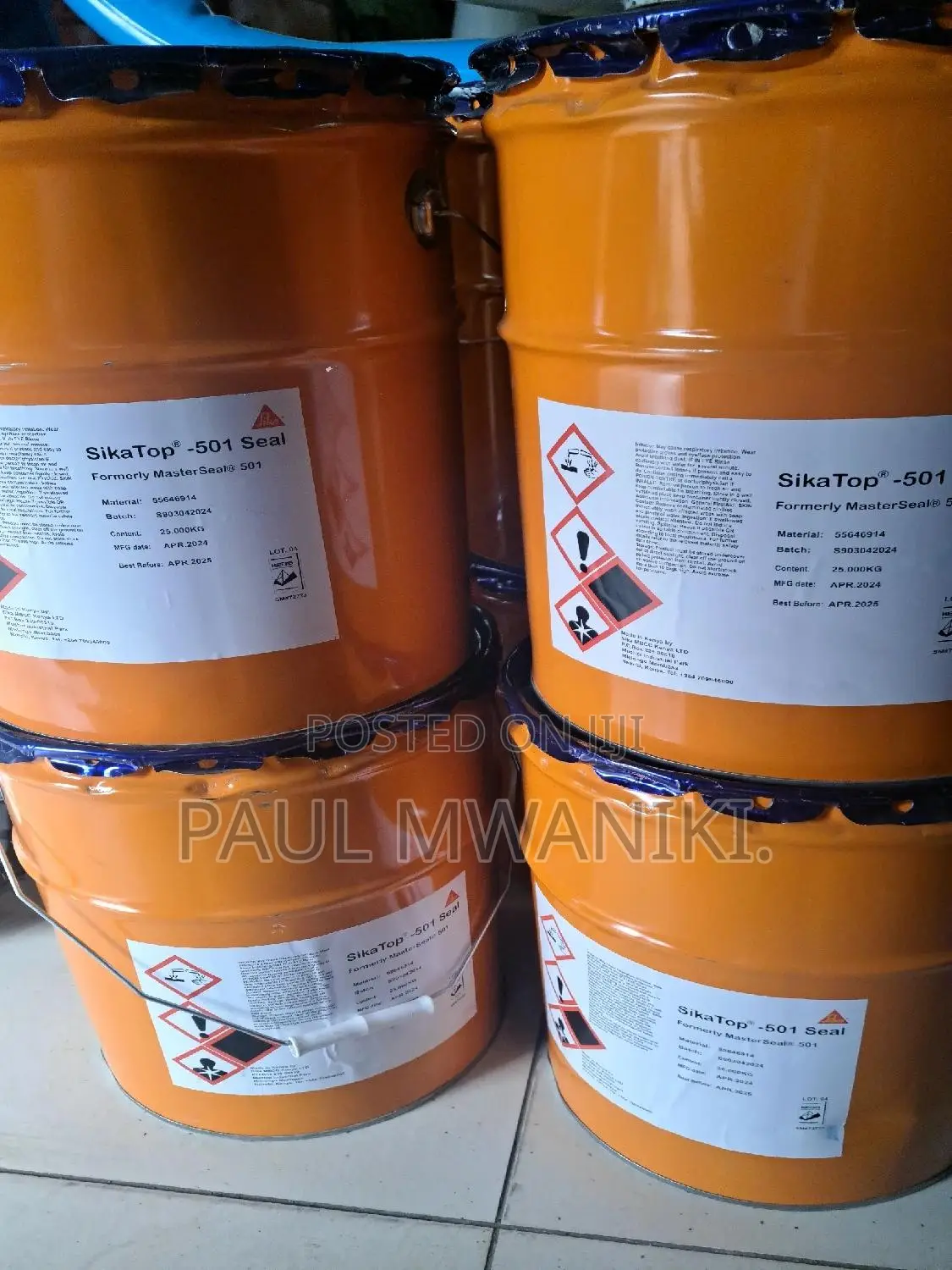 25kgs Masterseal 501 Waterproofing ( Sikatop 501 Seal)