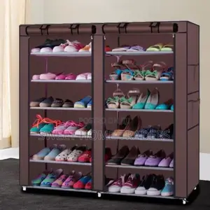 Double Shoe Rack With Cover