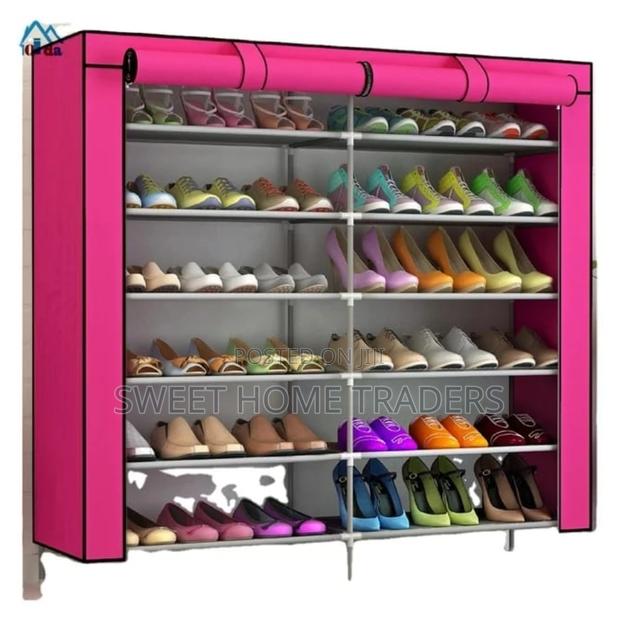 Double Shoe Rack With Cover