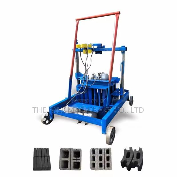 Manual Hollow Concrete Cement Brick Block Making Machine - main view