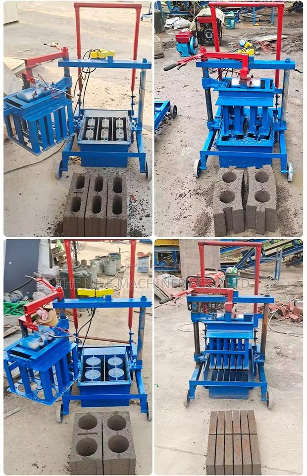 Manual Hollow Concrete Cement Brick Block Making Machine - thumbnail 2