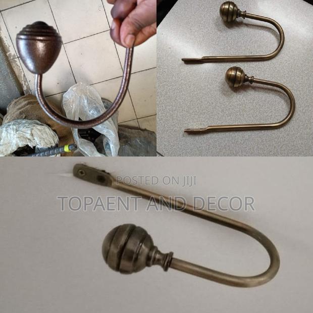 Metallic Wall Curtain Holders Metallic Wall Curtain Holders - main view