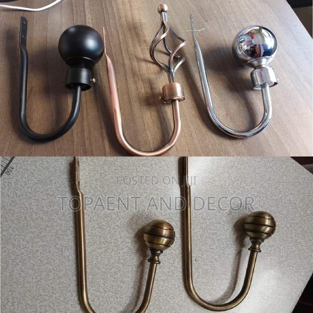 Strong Metallic Wall Curtain Holders Metallic Holders - main view