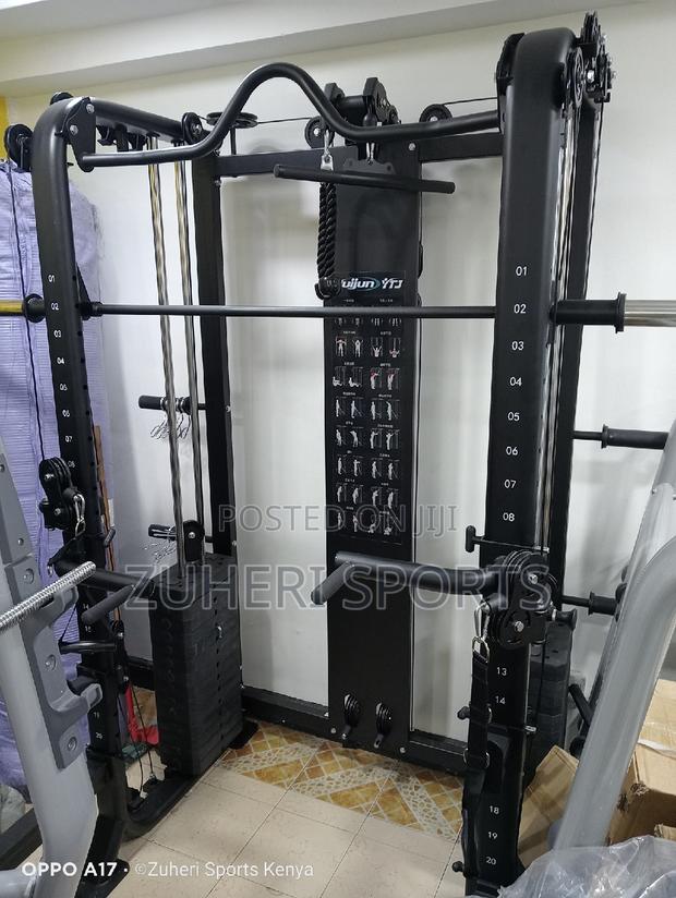 Smith Machine Commercial Heavy Duty Multi-Workout Station