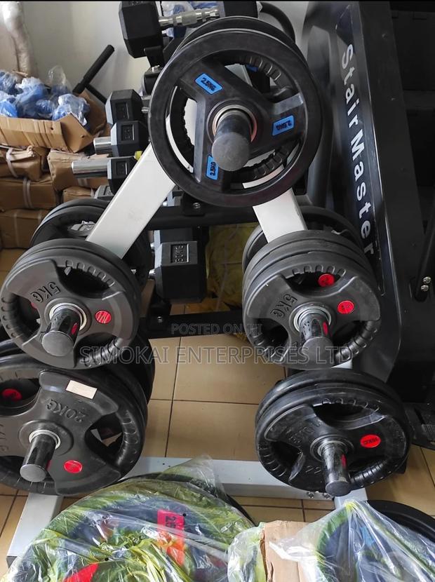 Assorted Gym Weights Barbell Weights - main view