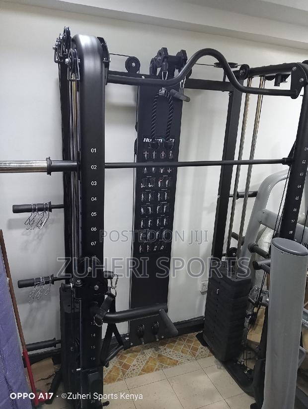 Smith Machine Multi-Workout Station Heavyduty Commercial Use - thumbnail 3
