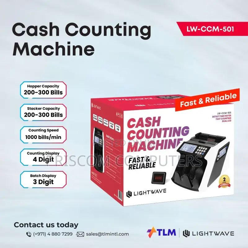 Cash Counting Machine, Fake Money Detector Fast and Reliable