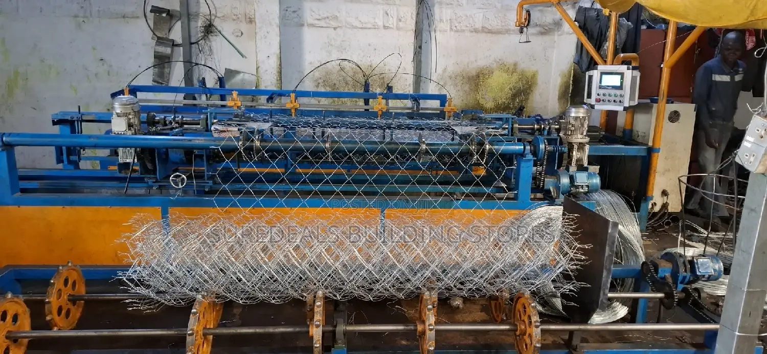 15gauge Galvanised Chain Link Fencing Mesh Wire(5ft by 18mt