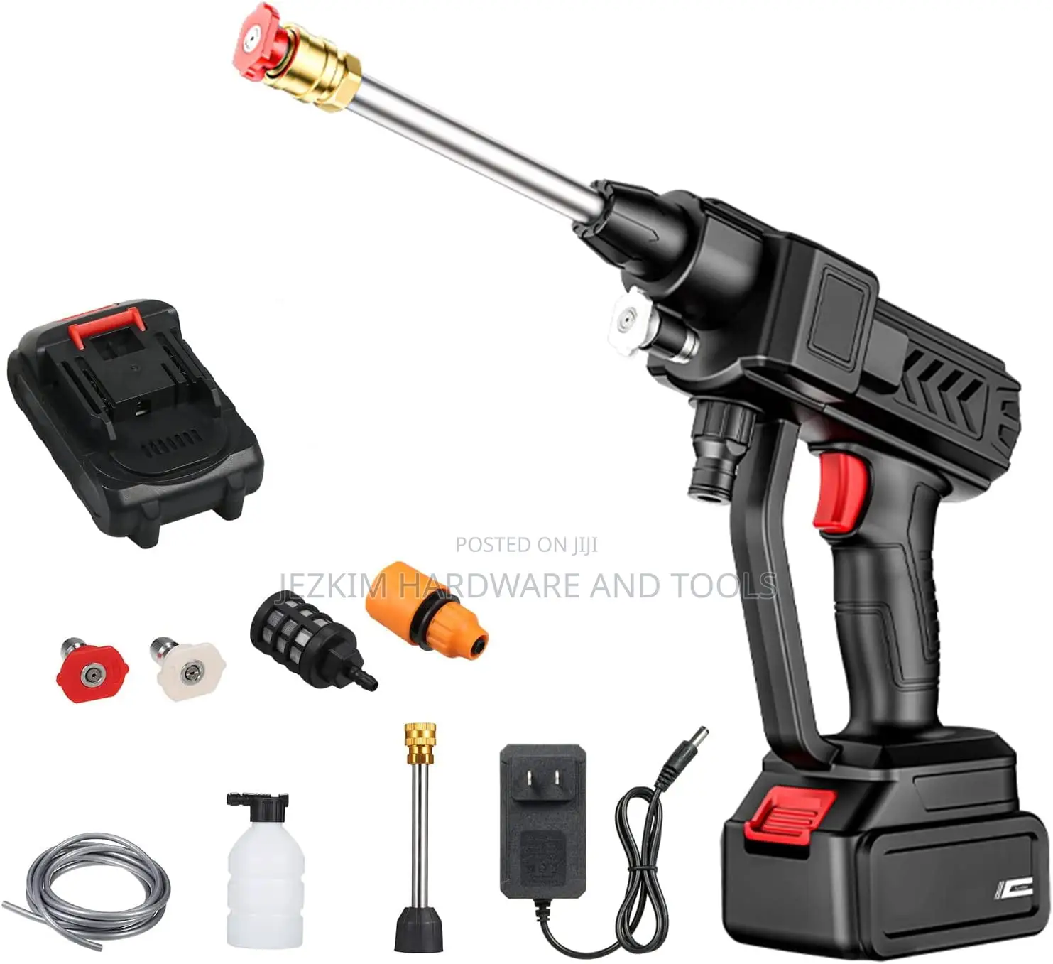 Portable Pressure Washer With Two Batteries