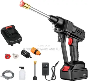 Portable Pressure Washer With Two Batteries