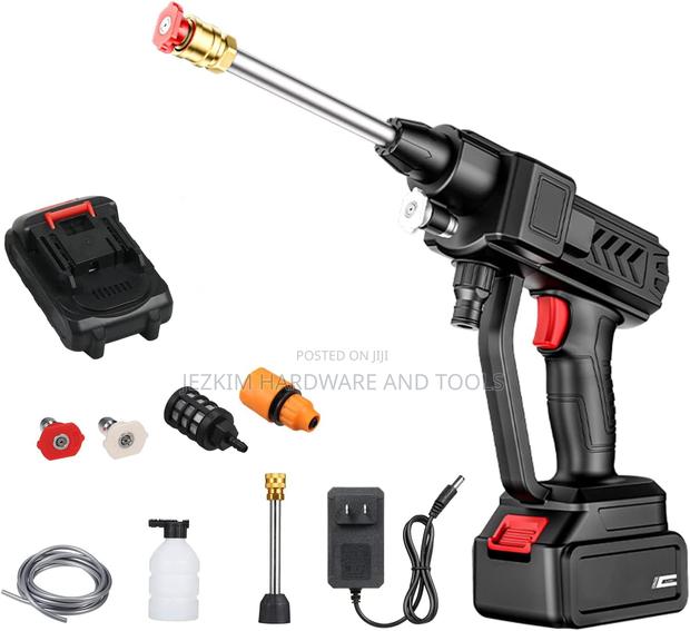 Portable Pressure Washer With Two Batteries
