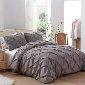 *Pinch Pleat Cross Pintuck Duvet Cover Set*