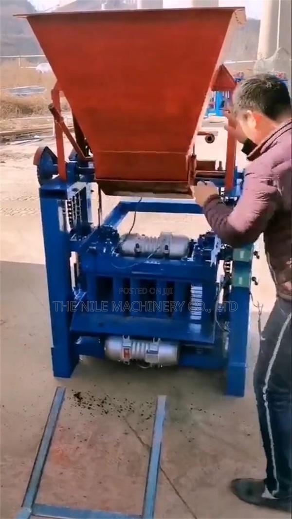 Automatic Concrete Block Interlocking Brick Making Machine - main view