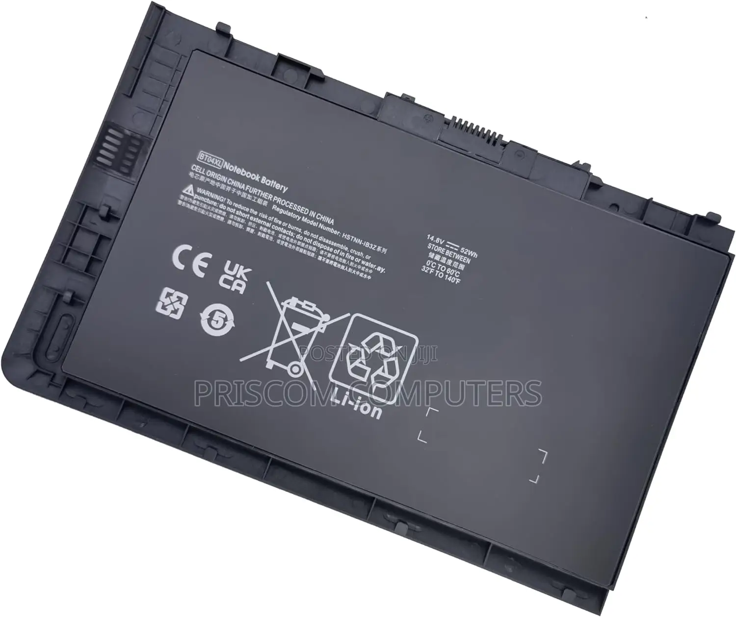 BT04XL HP Elitebook Folio 9470, 9470M, 9480M Laptop Battery