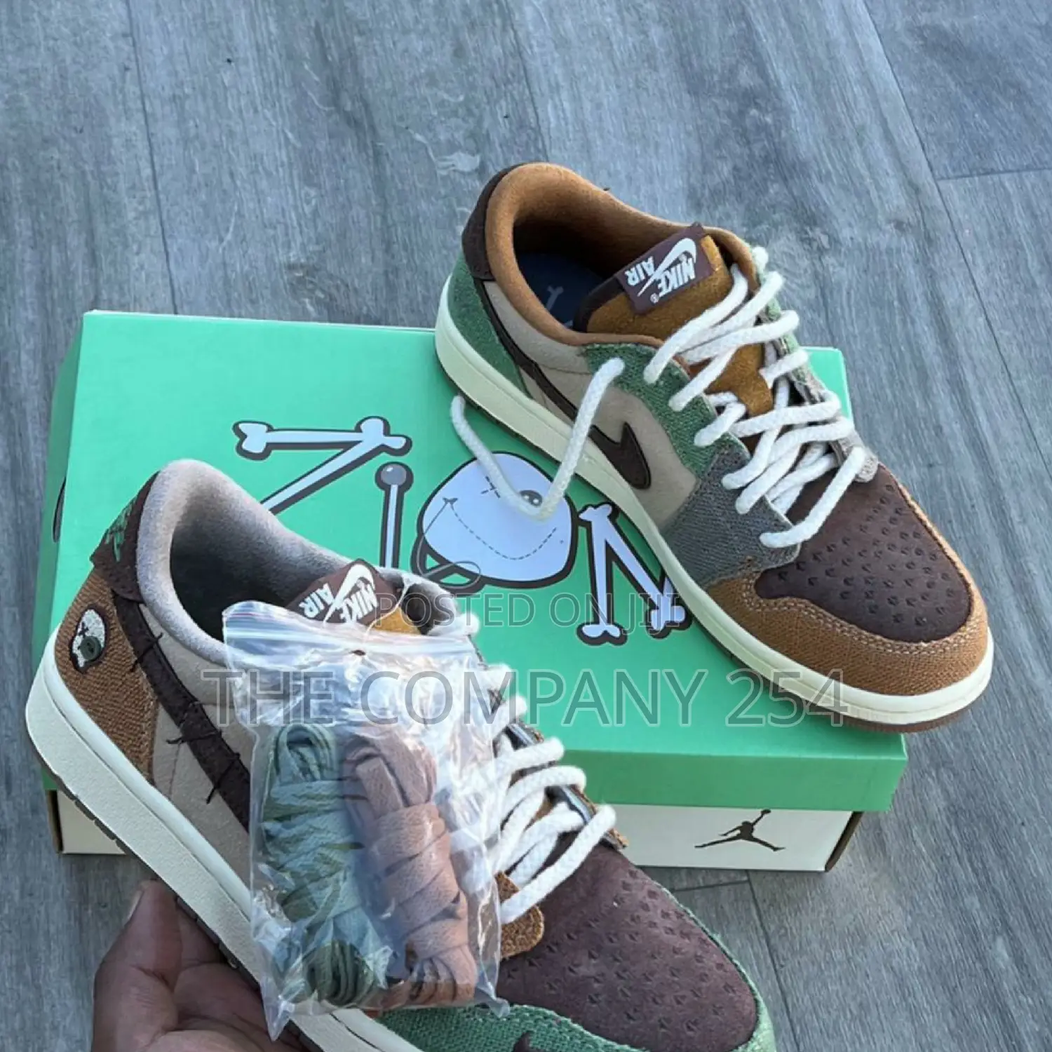 Vodoo Nike Air Jordan One City Low Sneakers 
Ksh.3800