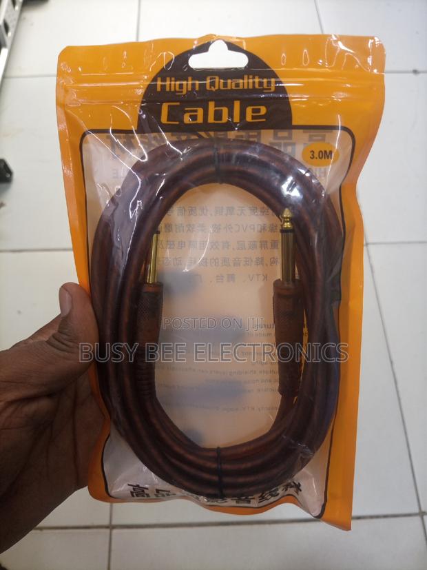 Jack to Jack 3 Meter 6.5mm Monojack Signal Cable