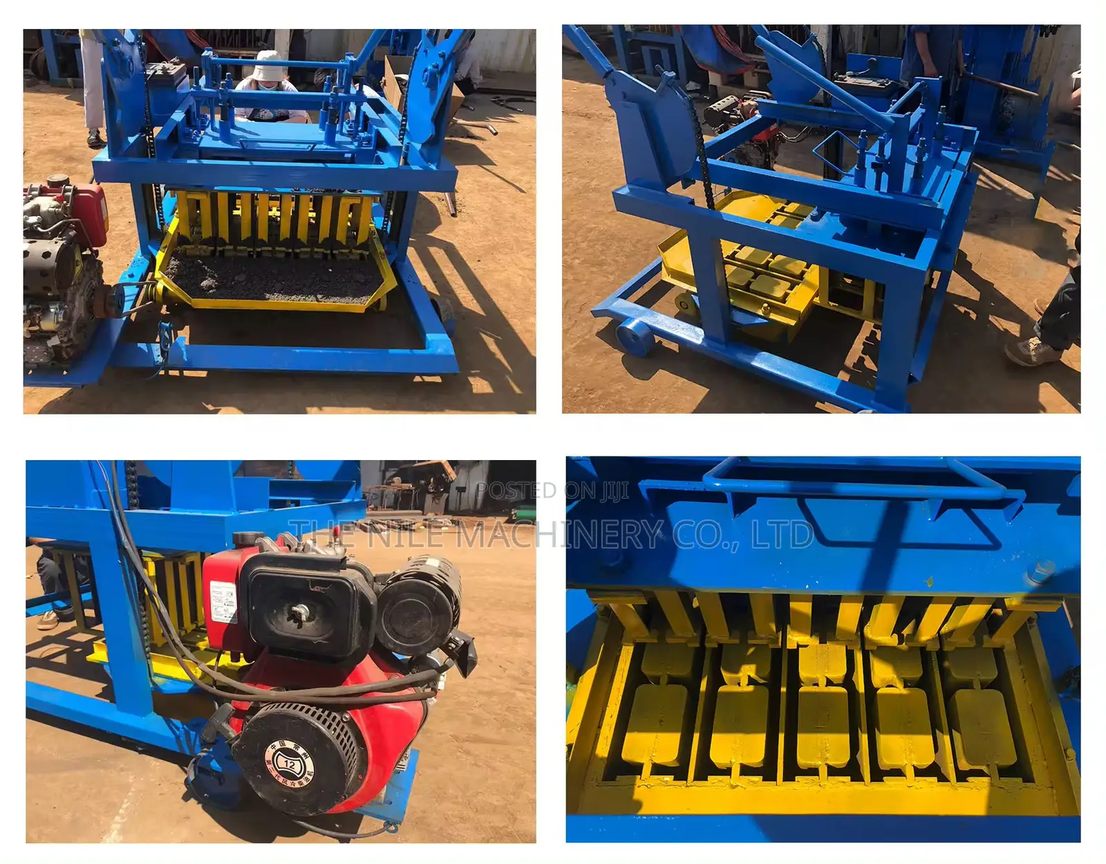 8HP Interlock Paving Cement Hollow Block Making Machine