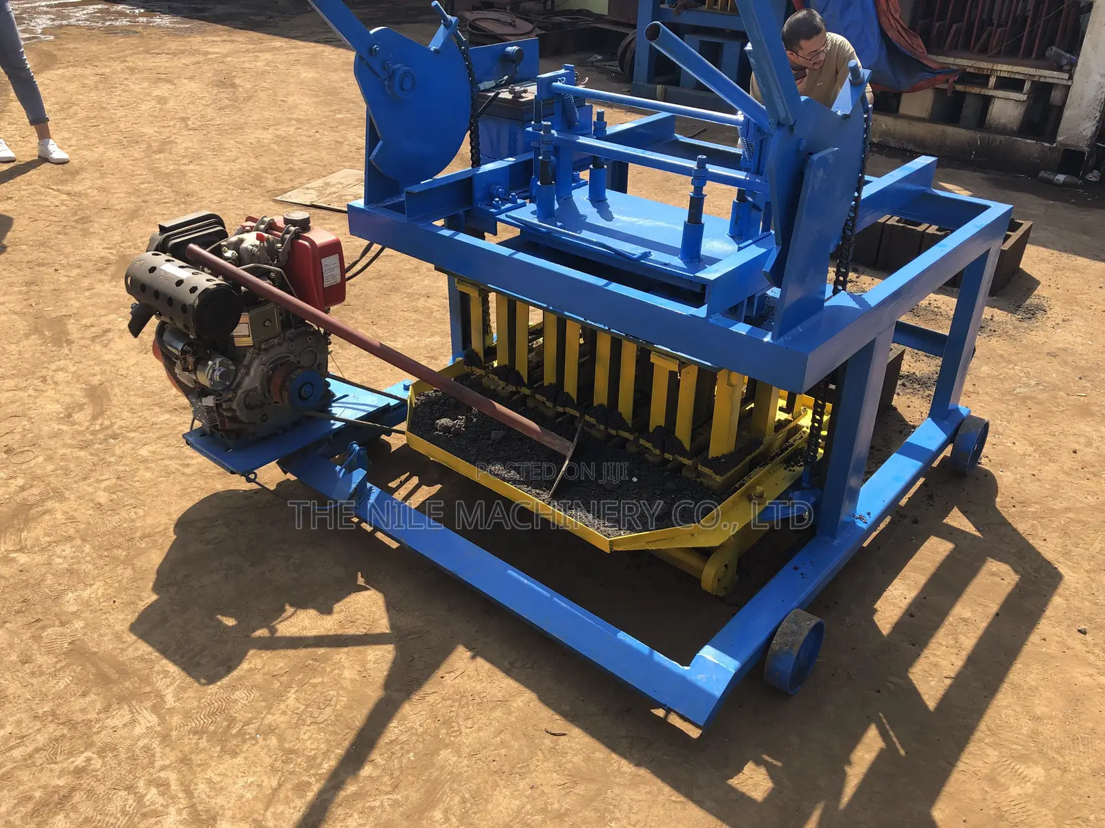 8HP Interlock Paving Cement Hollow Block Making Machine