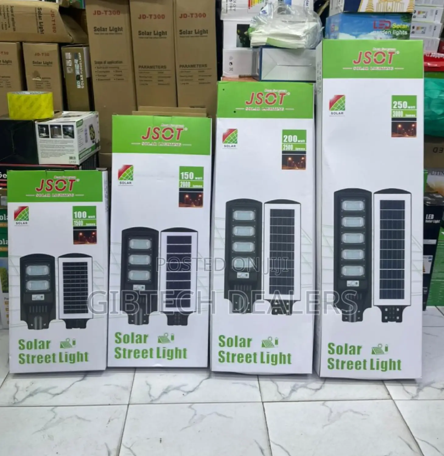 Jsot Solar Street Light Js-6150 150w Now Available