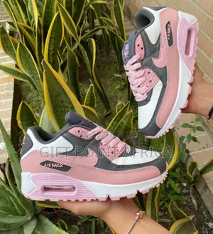 Nike Air Max 90 Pink/Grey/White for Ladies