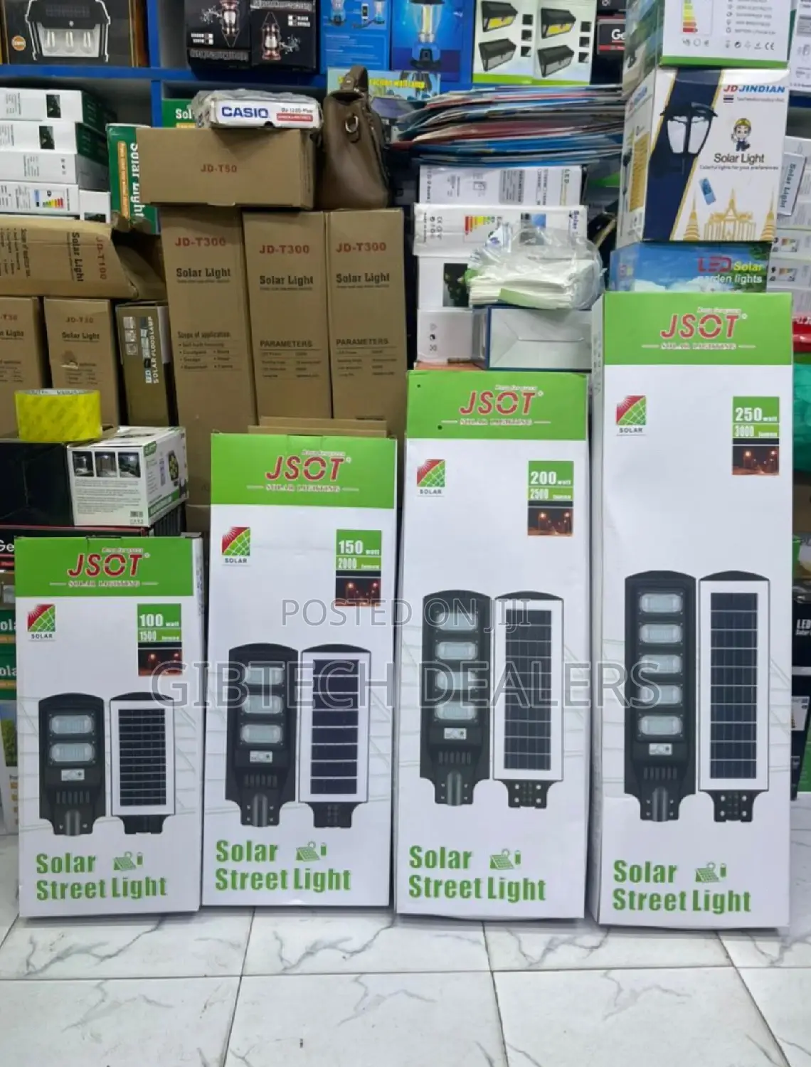 Best Quality Jsot Solar Street Light Js-6200 200w