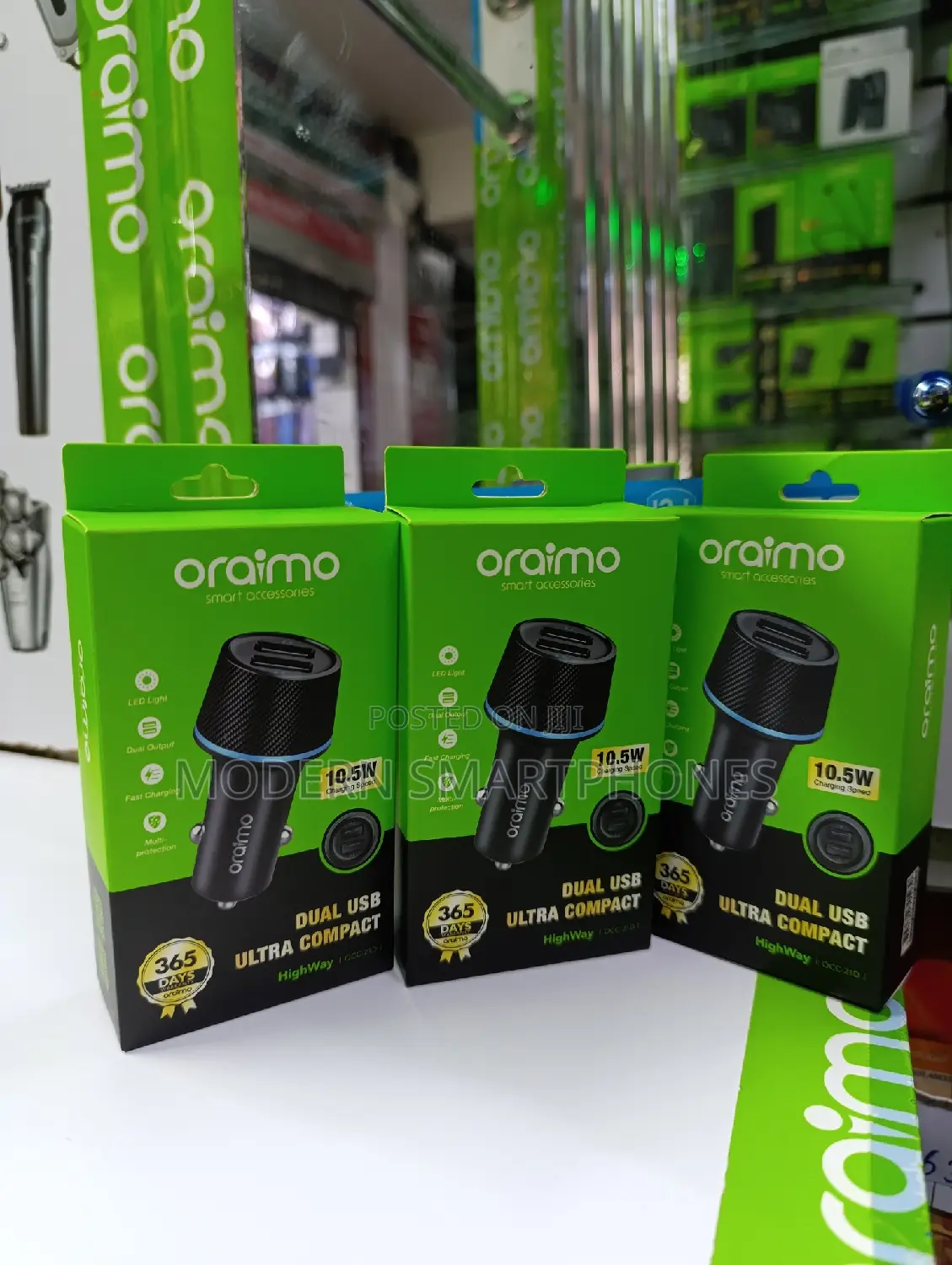 Oraimo Highway Dual USB Car Charger