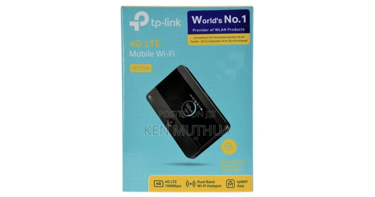Tp-Link 4G Lte-Advanced Mobile Wi-Fi Router – (TL-M7350)