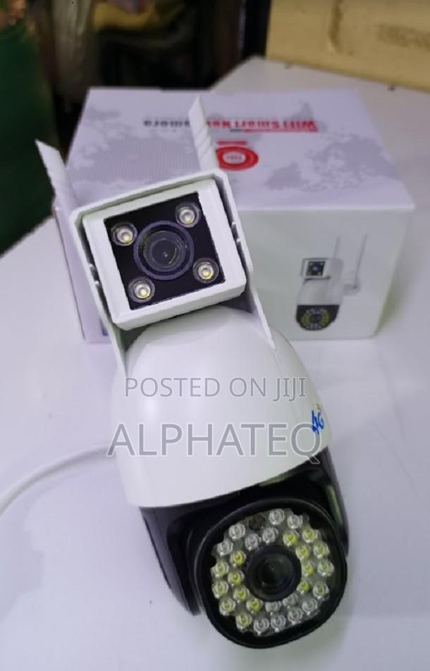 4G Dual Lens CCTV Network Camera V380 PTZ Wifi Camera PTZ - main view