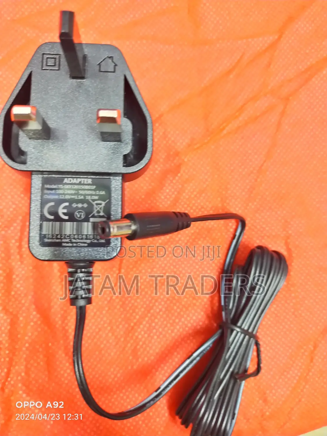 Original 12v 1.5A 18w Adapter