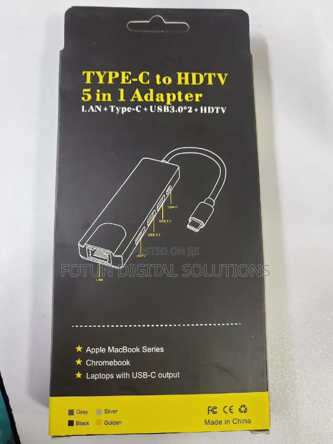 Type C to HDMI ,Ethernet, Typec ,2 USB 3.0