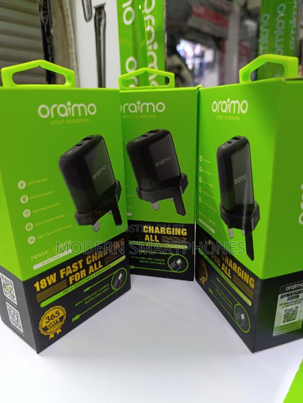 Oraimo Powercube 3 18W Wall Charger Kit - thumbnail 6