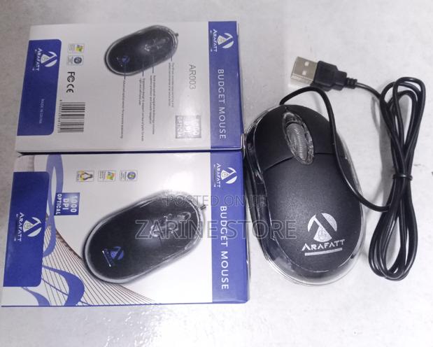 Wired Mouse USB Port Arafatt Mouse - main view