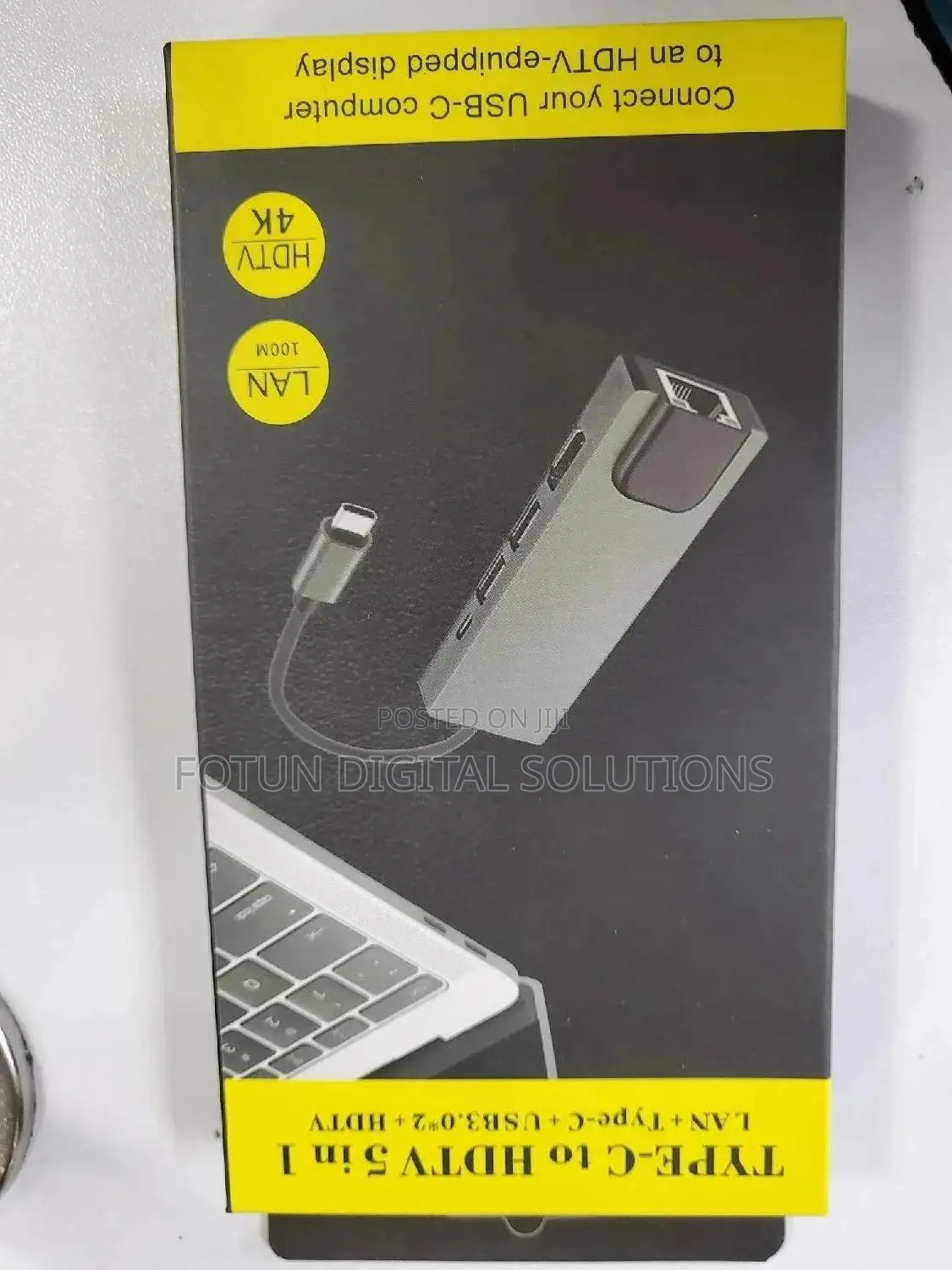 Type C to HDMI ,Ethernet, Typec ,2 USB 3.0