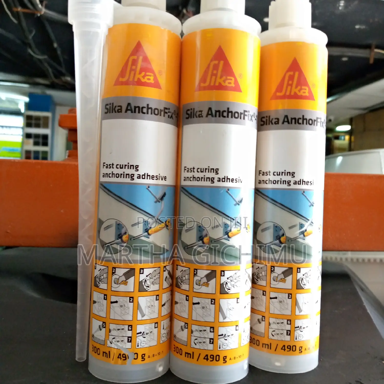 Sika Anchorfix,Fast Curing Anchoring Adhesive