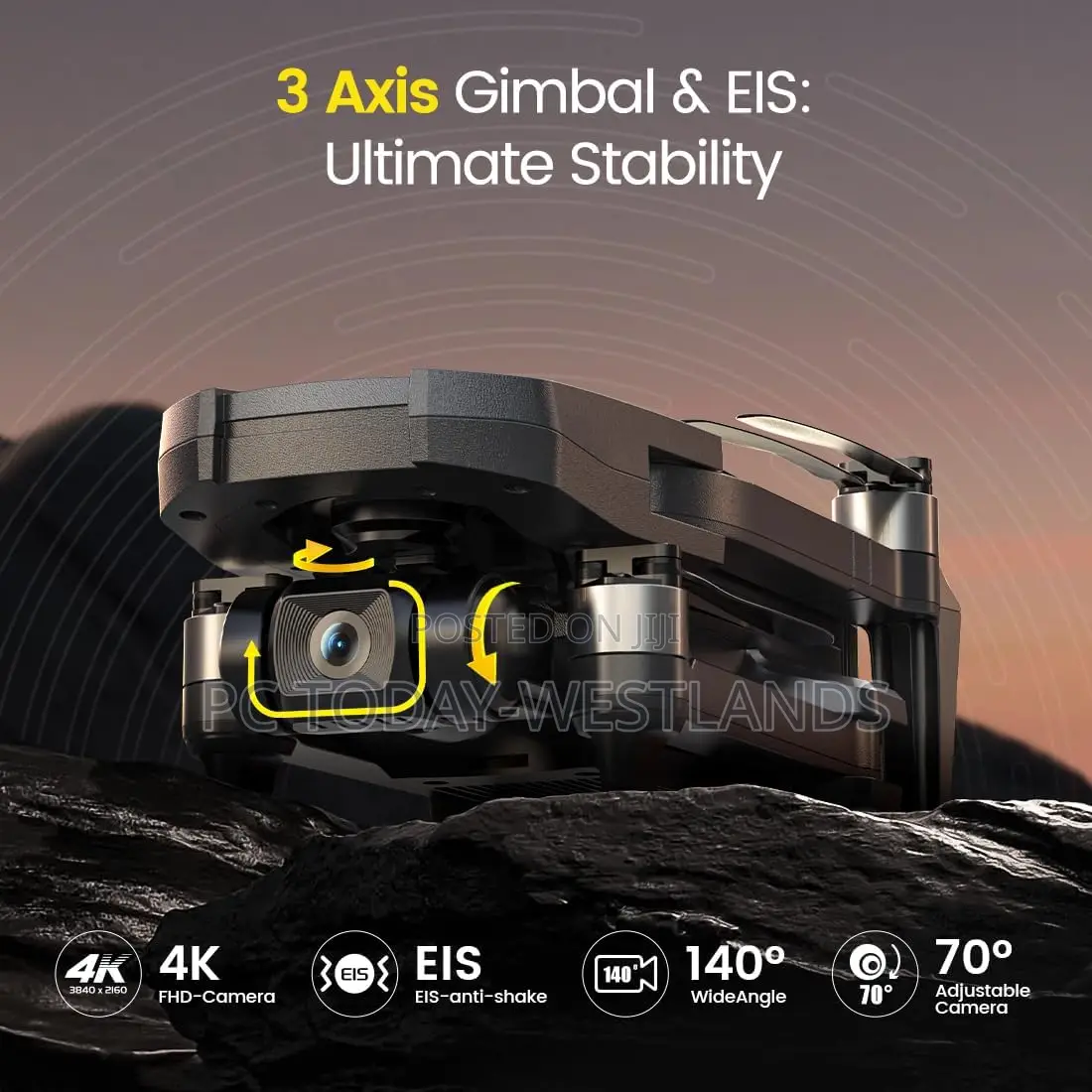 Holy Stone Hs720r 3 Axis Gimbal GPS Drone With Camera 3km