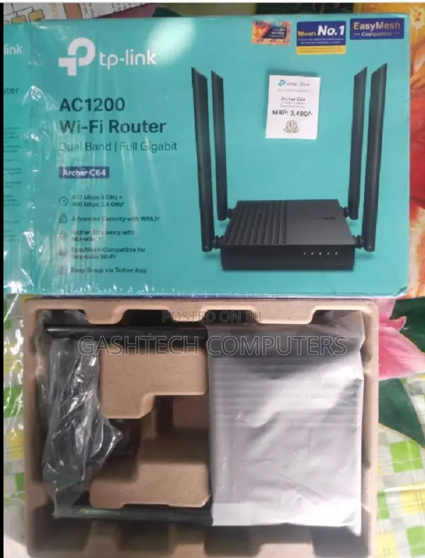 Tp-Link Archer C64 Ac1200 Wireless #Archer C64