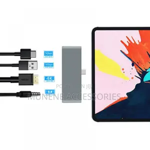 USB C Hub Adapter for iPad Pro 11", Air 4, 4in1 Dock Station