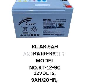 Ritar 9ah Solar Backup Battery - main view
